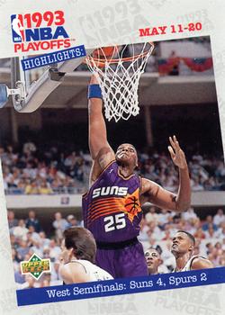 1993-94 Upper Deck #188 West Semifinals: Suns 4, Spurs 2 Front
