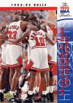 1993-94 Upper Deck #208 1992-93 Bulls Front