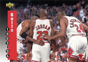 1993-94 Upper Deck #213 Chicago Bulls Front