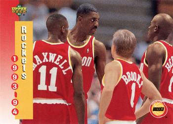 1993-94 Upper Deck #219 Houston Rockets Front