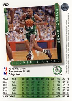 1993-94 Upper Deck #262 Kevin Gamble Back