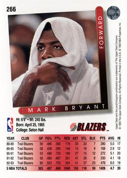 1993-94 Upper Deck #266 Mark Bryant Back