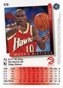 1993-94 Upper Deck #279 Mookie Blaylock Back