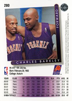 1993-94 Upper Deck #280 Charles Barkley Back
