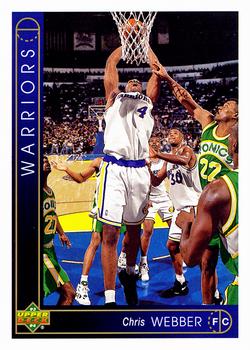 1993-94 Upper Deck #311 Chris Webber Front