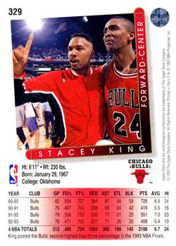 1993-94 Upper Deck #329 Stacey King Back