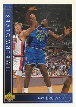 1993-94 Upper Deck #406 Mike Brown Front