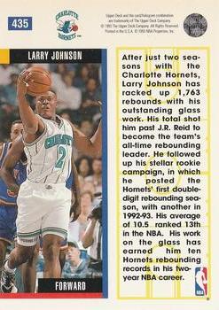 1993-94 Upper Deck #435 Larry Johnson Back