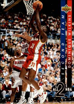 1993-94 Upper Deck - All-NBA #AN6 Dominique Wilkins Front