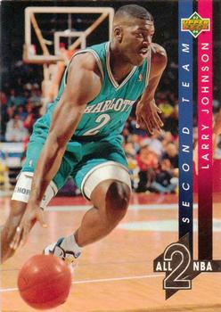 1993-94 Upper Deck - All-NBA #AN7 Larry Johnson Front
