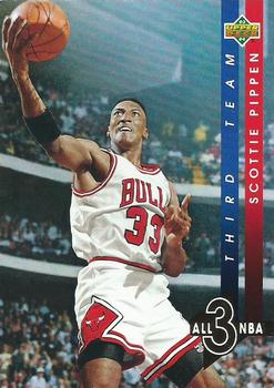1993-94 Upper Deck - All-NBA #AN11 Scottie Pippen Front