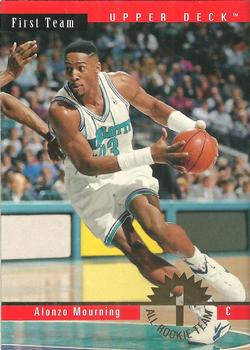 1993-94 Upper Deck - All-Rookie #AR2 Alonzo Mourning Front