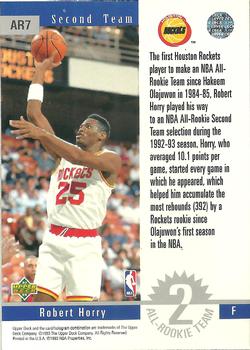 1993-94 Upper Deck - All-Rookie #AR7 Robert Horry Back