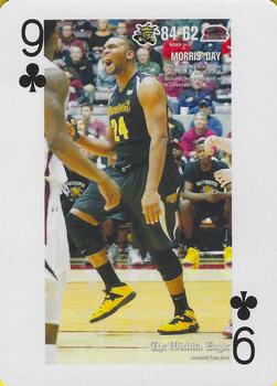 2014-15 Wichita Eagle Wichita State Shockers Playing Cards #9♣ Shaquille Morris Front
