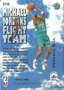 1993-94 Upper Deck - Michael Jordan's Flight Team #FT10 Kendall Gill Back
