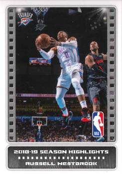 2019-20 Panini NBA Stickers European #3 Russell Westbrook Front
