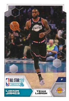 2019-20 Panini NBA Stickers European #9 LeBron James Front