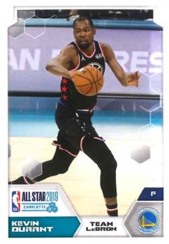 2019-20 Panini NBA Stickers European #10 Kevin Durant Front