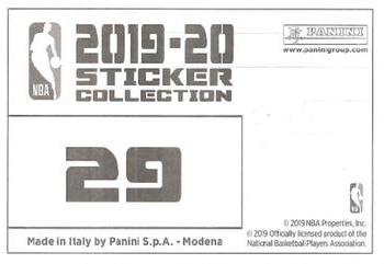 2019-20 Panini NBA Stickers European #29 NBA Finals Game 4 Back