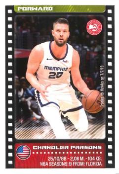 2019-20 Panini NBA Stickers European #37 Chandler Parsons Front