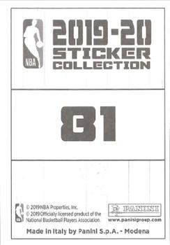 2019-20 Panini NBA Stickers European #81 Marvin Williams Back