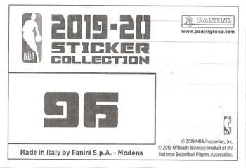 2019-20 Panini NBA Stickers European #96 Chicago Bulls Team Logo Back