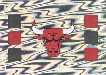 2019-20 Panini NBA Stickers European #96 Chicago Bulls Team Logo Front