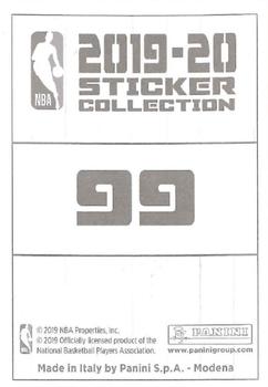 2019-20 Panini NBA Stickers European #99 Matthew Dellavedova Back