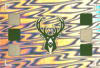2019-20 Panini NBA Stickers European #161 Milwaukee Bucks Team Logo Front