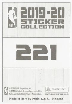2019-20 Panini NBA Stickers European #221 John Wall Back