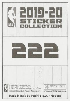 2019-20 Panini NBA Stickers European #222 Scott Brooks Back