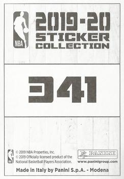2019-20 Panini NBA Stickers European #341 Jrue Holiday Back