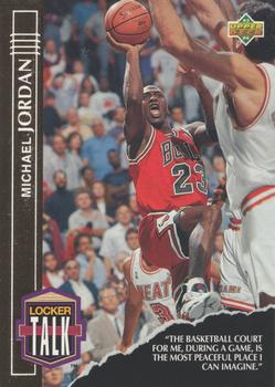 1993-94 Upper Deck - Locker Talk #LT1 Michael Jordan Front