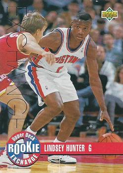 1993-94 Upper Deck - Rookie Exchange Silver #RE10 Lindsey Hunter Front