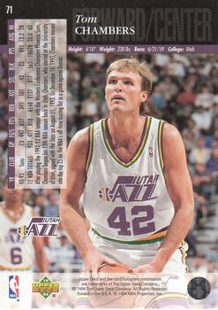 1993-94 Upper Deck Special Edition #71 Tom Chambers Back