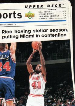 1993-94 Upper Deck Special Edition #212 Miami Heat Front