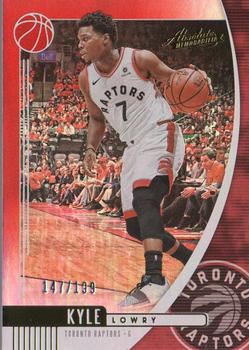 2019-20 Panini Absolute Memorabilia - Red #14 Kyle Lowry Front