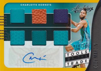 2019-20 Panini Absolute Memorabilia - Tools of the Trade Six Swatch Signatures Level 1 #TT6-CMT Cody Martin Front