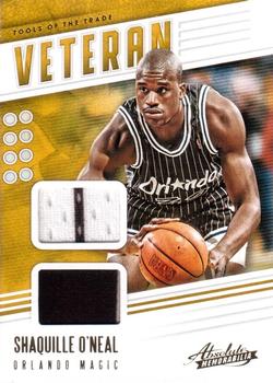2019-20 Panini Absolute Memorabilia - Veteran Tools of the Trade Level 1 #VT-SON Shaquille O'Neal Front
