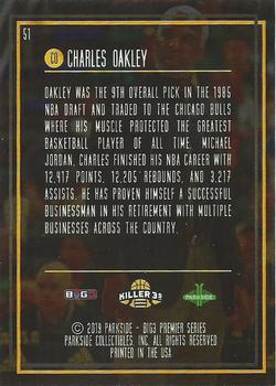 2019 Parkside Big3 #51 Charles Oakley Back