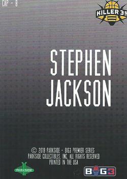 2019 Parkside Big3 - Captains #CAP-8 Stephen Jackson Back