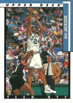 1993-94 Upper Deck - Team MVP #TM6 Jim Jackson Front