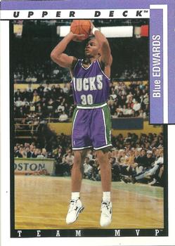 1993-94 Upper Deck - Team MVP #TM15 Blue Edwards Front