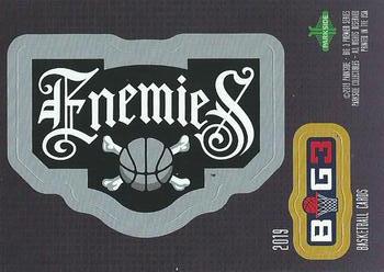 2019 Parkside Big3 - Stickers #NNO Enemies Logo Front