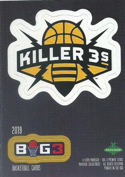 2019 Parkside Big3 - Stickers #NNO Killer 3s Logo Front