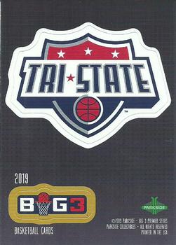 2019 Parkside Big3 - Stickers #NNO Tri-State Logo Front