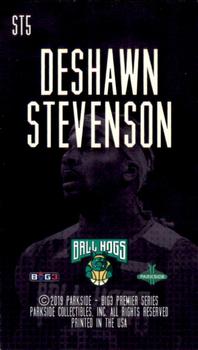 2019 Parkside Big3 - Stripes #ST5 DeShawn Stevenson Back