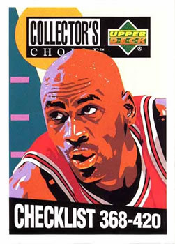 1994-95 Collector's Choice #420 Michael Jordan Front