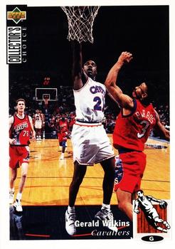 1994-95 Collector's Choice #21 Gerald Wilkins Front