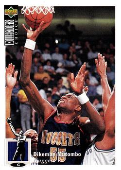 1994-95 Collector's Choice #55 Dikembe Mutombo Front